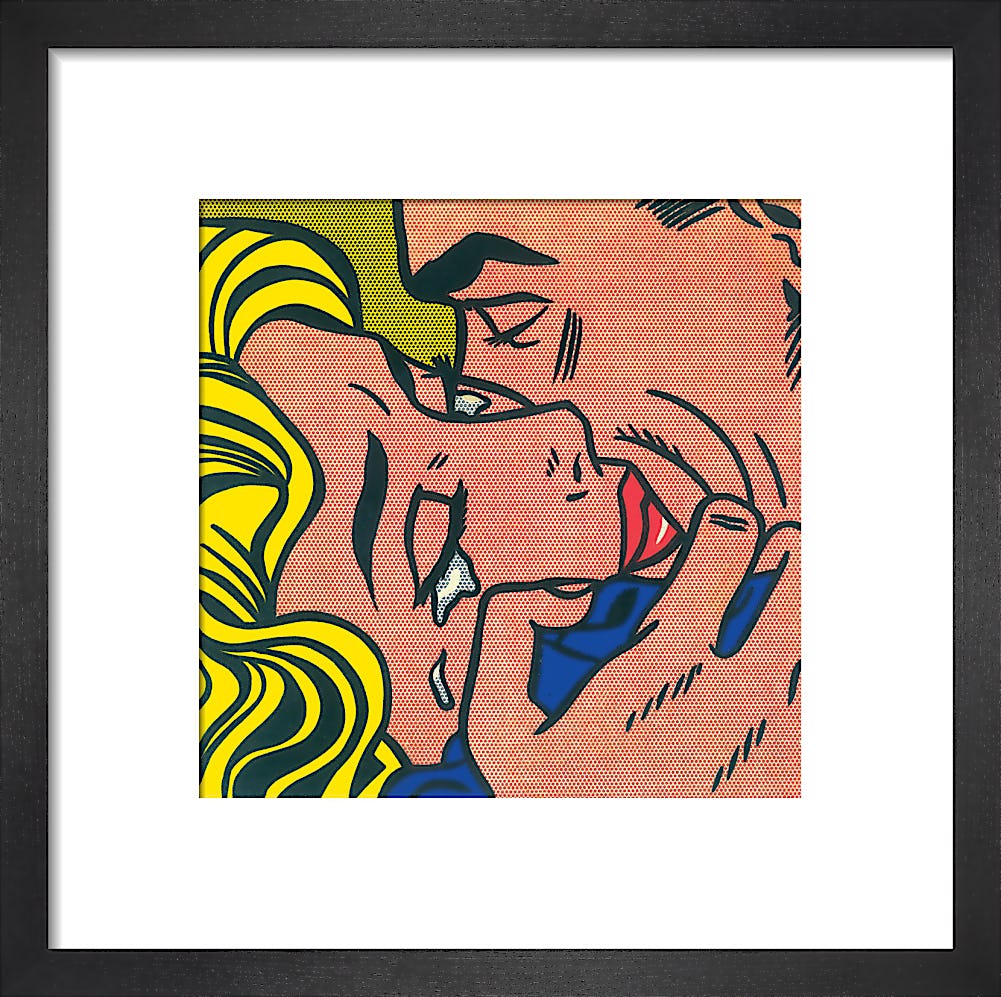 The Kiss by Roy Lichtenstein